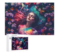 Défi Créatif - Rainbow Garden Dreamer, 1000 PCS, Puzzle Décoratif, Décoration Intérieure De Saison, pour Un Loisir Créatif en Intérieur