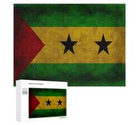 Défi Créatif - Sao Tome and Principe, 500 PCS, Jeu D’Assemblage en Bois, Activité sans Écran, pour Se Détendre À La Maison sans Écran
