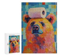 Défi Créatif - Thunderstorm Over The Bridge, 300 PCS, Puzzle Décoratif en Bois, Cadeau pour Passionné De Puzzles - pour Un Défi Gratifiant Le W nd