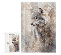 Défi Créatif - Wolf in The Wild, 300 PCS, Puzzle Décoratif, Cadeau D’Anniversaire De Couple - pour Un Défi Gratifiant Le W nd