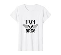 Défi de Jeu Bro 1v1 pour Les Joueurs compétitifs T-Shirt Graphique avec Valeur