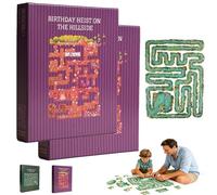 Défi De Puzzle avec Bords Uniques, Puzzles « Journée D'été Au Bord De La Rivière », Puzzle avec Pièces De Bordure - Chaque Pièces Est Défi, Jeu De Puzzles Amusant Et Stimulant 501 Pièces(Purple*2)