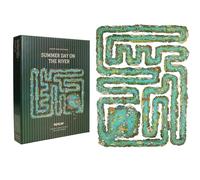 Défi de Puzzle avec Bordure Tout Autour : Journée d'Été sur la Rivière, Chaque Pièce est Un Défi, Kit de Puzzle de 501 Pièces avec Bords, Œuvre d'art Thématique Rivière à Haute Difficulté