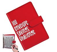 Défi D'économie D'100 Enveloppes - Classeur D'enveloppes En Espèces | L'épargne Réutilisable Défie Le Classeur Budget Avec Des Enveloppes En Espèces Pour La Maison, L'école