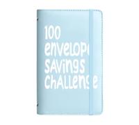 Défi d'économie sur les enveloppes, organisateur de finances personnelles, de 100 jours, planificateur de budget quotidien pour hommes, femmes et maison, organisation économique