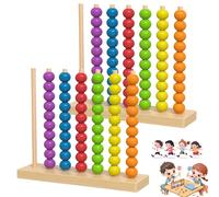 Défi d'Empilement de Couleurs, Jeu de Défi de Piles Colorées, Jeu de Société Familial - Défi d'Empilement et de Réflexion Rapide, 2 à 4 Joueurs, Jeu d'Ambiance Portable pour Soirées Jeux (B/2PCS)