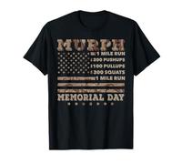 Défi d'entraînement Murph 2021 American Memorial Day Murph T-Shirt