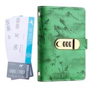 Défi d'Épargne de 100 Enveloppes | Carnet de Stockage de Billets avec Serrure,Classeur de Budget Épargne,pour Indépendants Étudiants Débutants Familles Couples Bureau Domicile Voyage