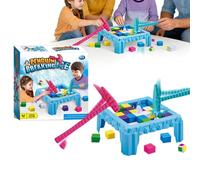 Défi d'équilibre Pingouin, Jeu de Table de dextérité, Ensemble de toboggans à Glace pour Deux Joueurs avec Installation Facile, Jouet d'habileté au Rythme Rapide avec Un Design Attrayant, Jeu Amusant