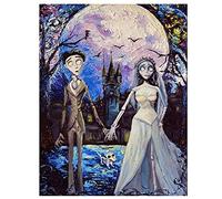 Défi des Noces funèbres Puzzle décontracté pour Adultes et Adolescents 1000 pièces Art Mural Jouet pour Adultes Jeu de décompression26x38cm