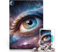 défi éducatif Regard Cosmique Puzzles 1000 pièces pour Adolescents 50x75cm Chaque pièce est Unique - Jeu Familial Stimulant et Amusant