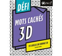 Défi - Mots cachés 3D 155 grilles en format 3D - Richard Hamel - Bravo - broché - Livre-jeu