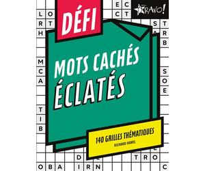 Défi - Mots cachés éclatés 140 grilles thématiques - Richard Hamel - Bravo - broché - Livre-jeu