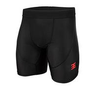 Defiance Black Compression Shorts for Boys & Girls Youth/Junior Elasticated Waistband for Secure & Comfortable Fit. Breathable & Lightweight with Fast Drying Properties. Large Size (13-15 Years)
