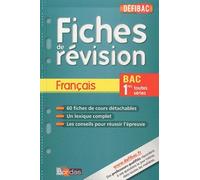 DEFIBAC FICHES FRANCAIS 1RES