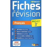 DéfiBrevet - Fiches de révision - Français 3e