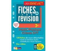 DéfiBrevet Fiches Sciences 3e + OFFERT : vos fiches sur votre mobile