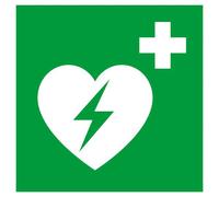 DEFIBRILLATEUR AUTOMATIQUE EXTERNE P/ LE CŒUR 200x200mm TALIAPLAST - 628421