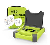 Défibrillateur de Formation AED Professionnel XFT-120G avec Écran | Défibrillateur de Formation CPR Training, 10 Scénarios, 4 Invites Vocales Français & Allemand & Anglais & Néerlandais