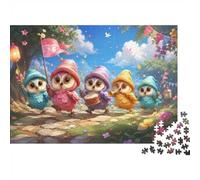 Défilé de Hiboux Puzzle Mini 1000 Pièces pour Adultes