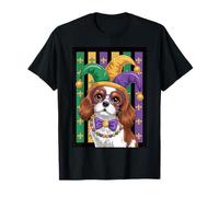 Défilé de Mardi Gras King Charles Spaniel Dog Mama Dad NOLA T-Shirt