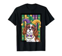 Défilé de Mardi Gras King Charles Spaniel Dog Mama Dad NOLA T-Shirt