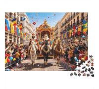 Défilé Festival Chevaux 1000 Pièces Mini Puzzle pour Adultes Difficile