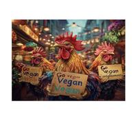 Défilé Marché Coq Puzzle, 1000 Pièces pour Adultes Haute Qualité