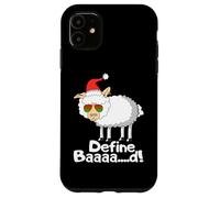 Define Bad Sheep Lover Farmer Christmas Stocking Stuffer Coque pour iPhone 11