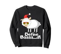Define Bad Sheep Lover Farmer Christmas Stocking Stuffer Sweatshirt