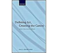 Defining Art, Creating The Canon