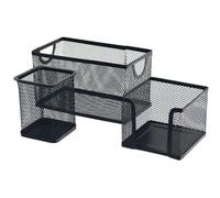 Définir 3 organisateurs de table en métal noir