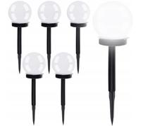 Définir la balle de lampe de jardin solaire extérieure 6x