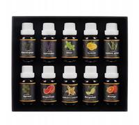 Définir les huiles essentielles aromatiques 10x 15 ml pour les diffuseurs