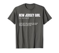 Définition Amusante de la fierté de l'État du New Jersey Girl Birthday T-Shirt