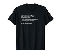 Définition Amusante du Dictionnaire Scrum Master T-Shirt