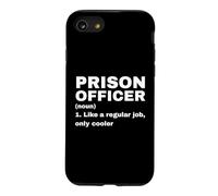 Définition Amusante d'un Officier de Prison comme Une glacière à Travail Ordinaire Uniquement Coque pour iPhone SE (2020) / 7/8