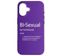Définition bisexuelle : Pas Une Phase ! LGBTQ Bi Pride Coque pour iPhone 16