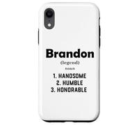 Définition de Brandon : Beau Costume Humble et Honorable Brandon Coque pour iPhone XR
