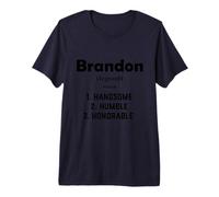 Définition de Brandon : Beau Costume Humble et Honorable Brandon T-Shirt Haut de Gamme