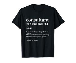 Définition de Consultant Design de conseiller d'affaires drôle T-Shirt