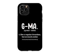 Définition de G-Ma comme Grand-mère mais Plus Cool pour Les Grands-Parents Coque pour iPhone 11 Pro