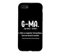 Définition de G-Ma comme Grand-mère mais Plus Cool pour Les Grands-Parents Coque pour iPhone SE (2020) / 7/8