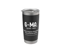 Définition de G-Ma comme grand-mère mais plus cool pour les grands-parents Gobelet isotherme en acier inoxydable double paroi