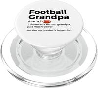 Définition de Grand-père de Football Le Plus Grand Fan de Mon Petit-Fils PopSockets PopGrip pour MagSafe