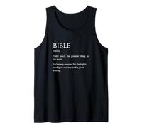 Définition de la Bible - Explication biblique Sarcastique Amusante Débardeur