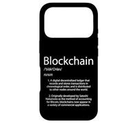 Définition de la Blockchain : Qu'est-ce Que la Blockchain ? Bitcoin Crypto Coque pour iPhone 17 Pro