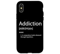 Définition de la dépendance : vivez Une Vie Sobre pour Les Anciens toxicomanes Coque pour iPhone X/XS