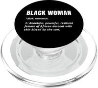 Définition De La Femme Noire Forte Belle Histoire des Noirs PopSockets PopGrip pour MagSafe