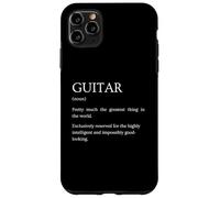 Définition de la Guitare - Explication Amusante de la Guitare Sarcastique Coque pour iPhone 11 Pro Max